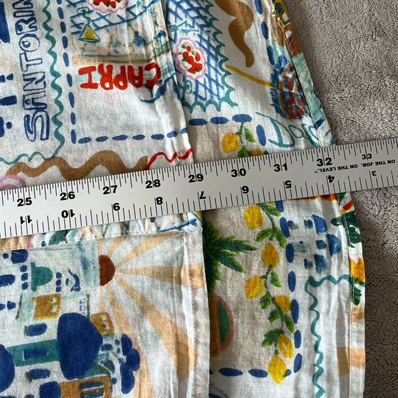 True Destinations Cotton Swim Cover Up Button Up Shirt/Dress Size XL Vacation - Picture 13 of 13